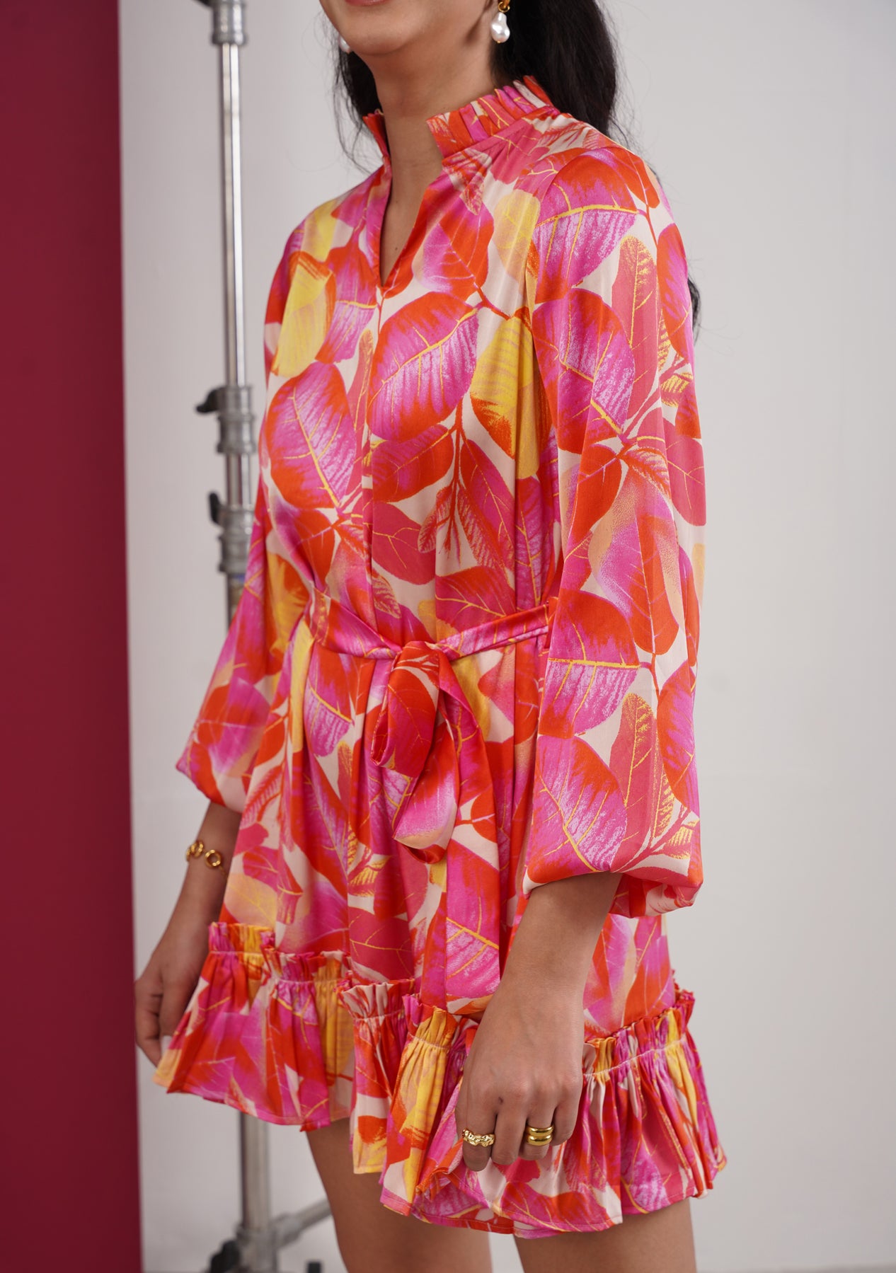 Tropical Mini Dress (Multi)