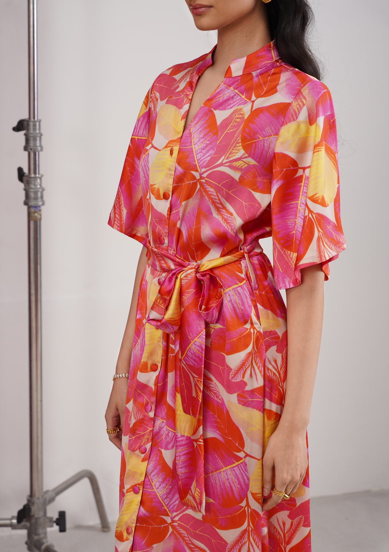 Tropical Midi Dress (Multi)