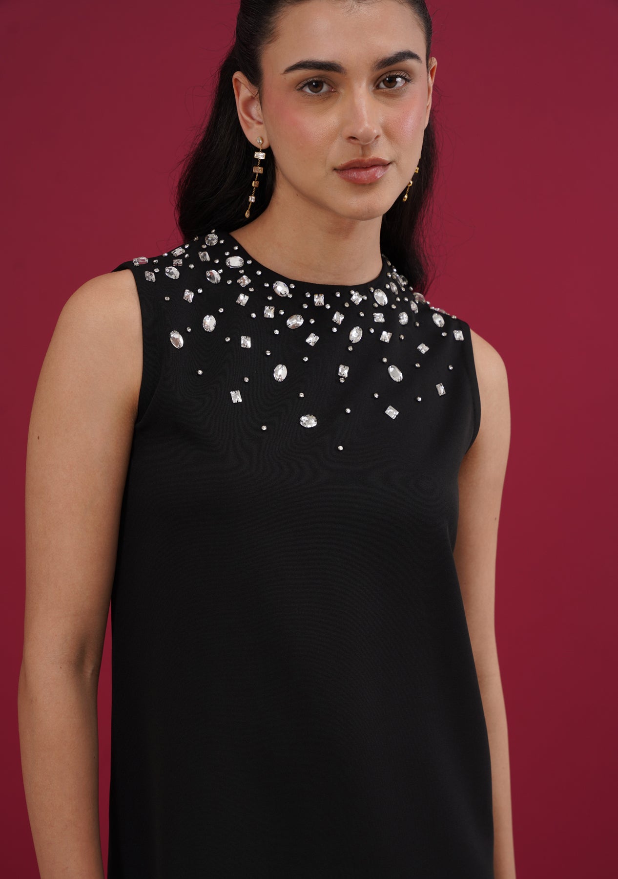 Heiress Mini Dress (Black)