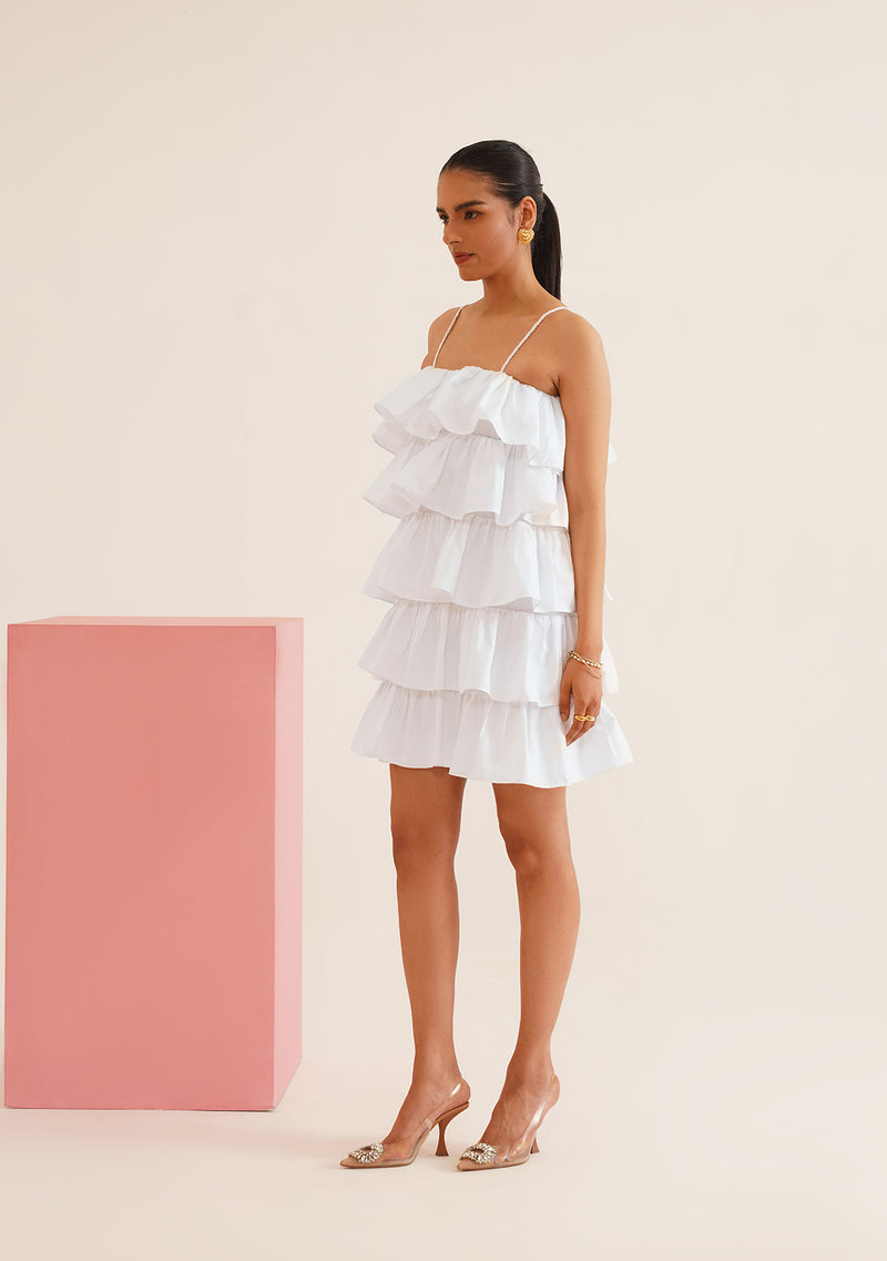 Miri Mini Dress (White)