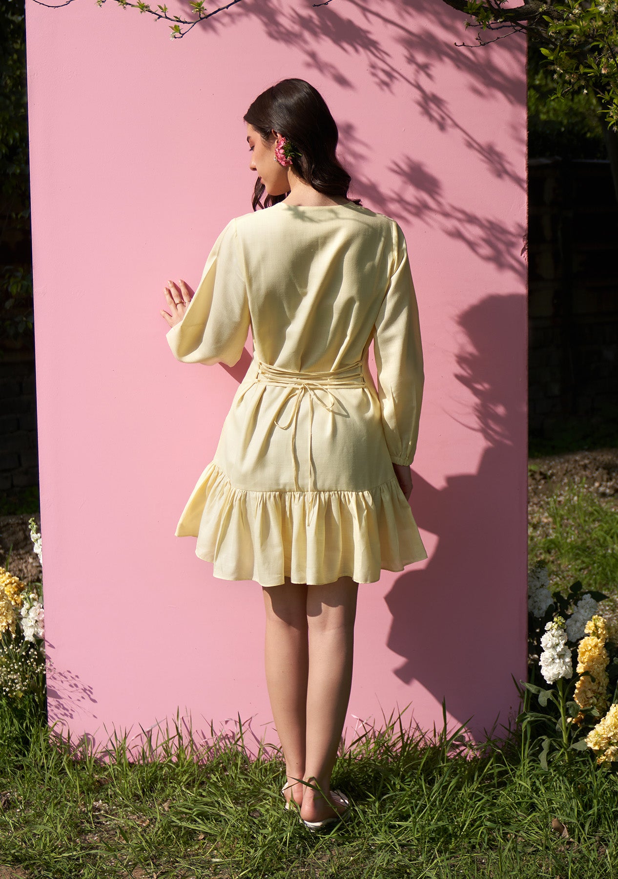 Dory Mini Dress (Butter Yellow)