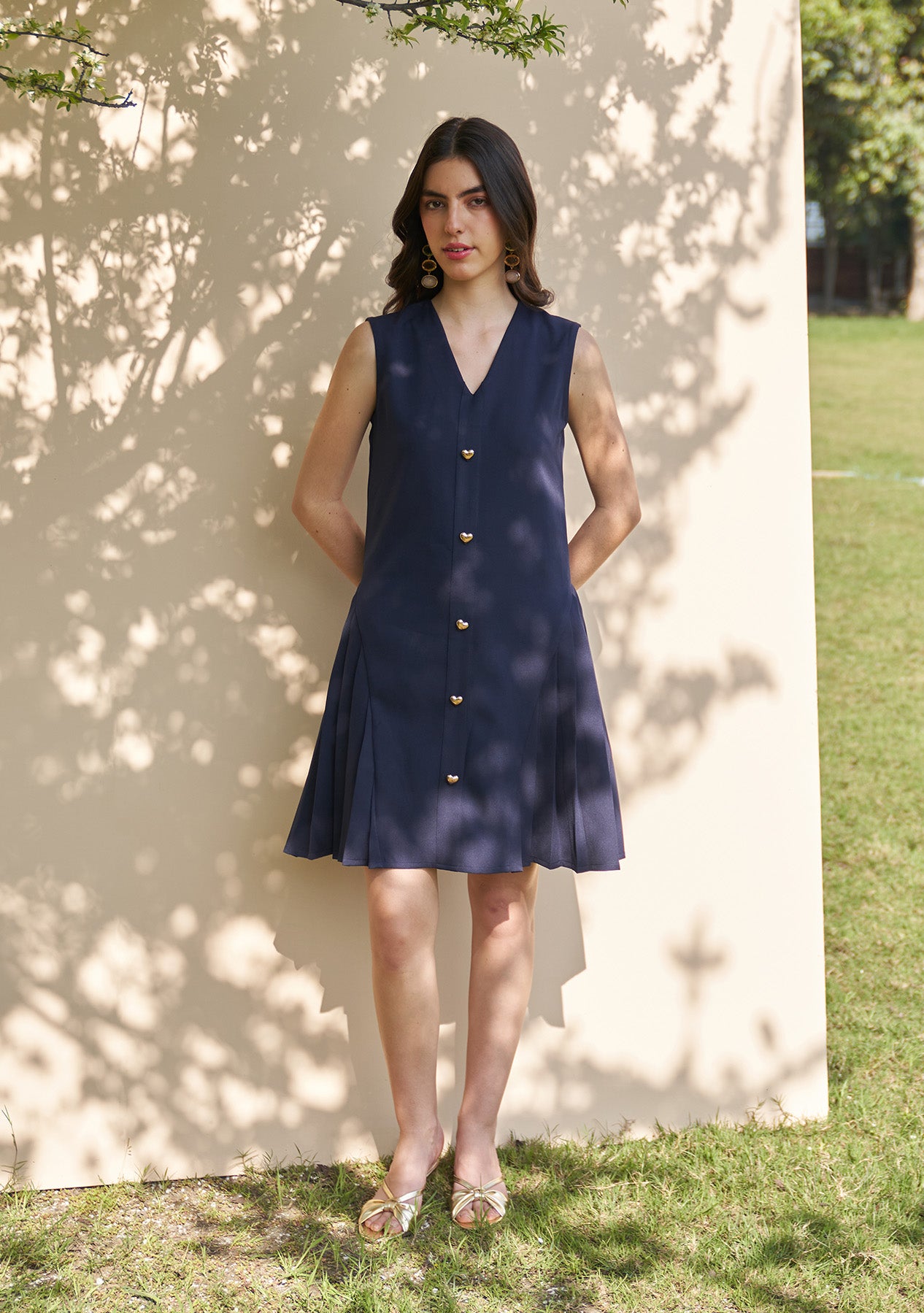 Celine Dress (Navy)