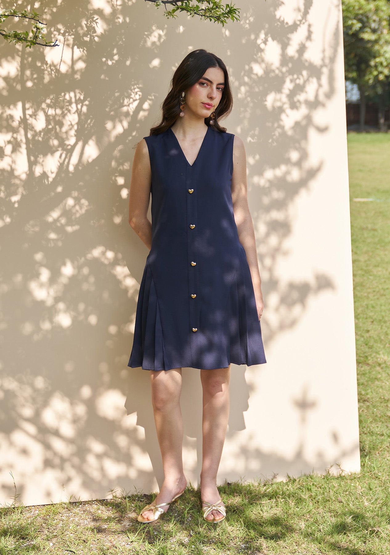 Celine Dress (Navy)