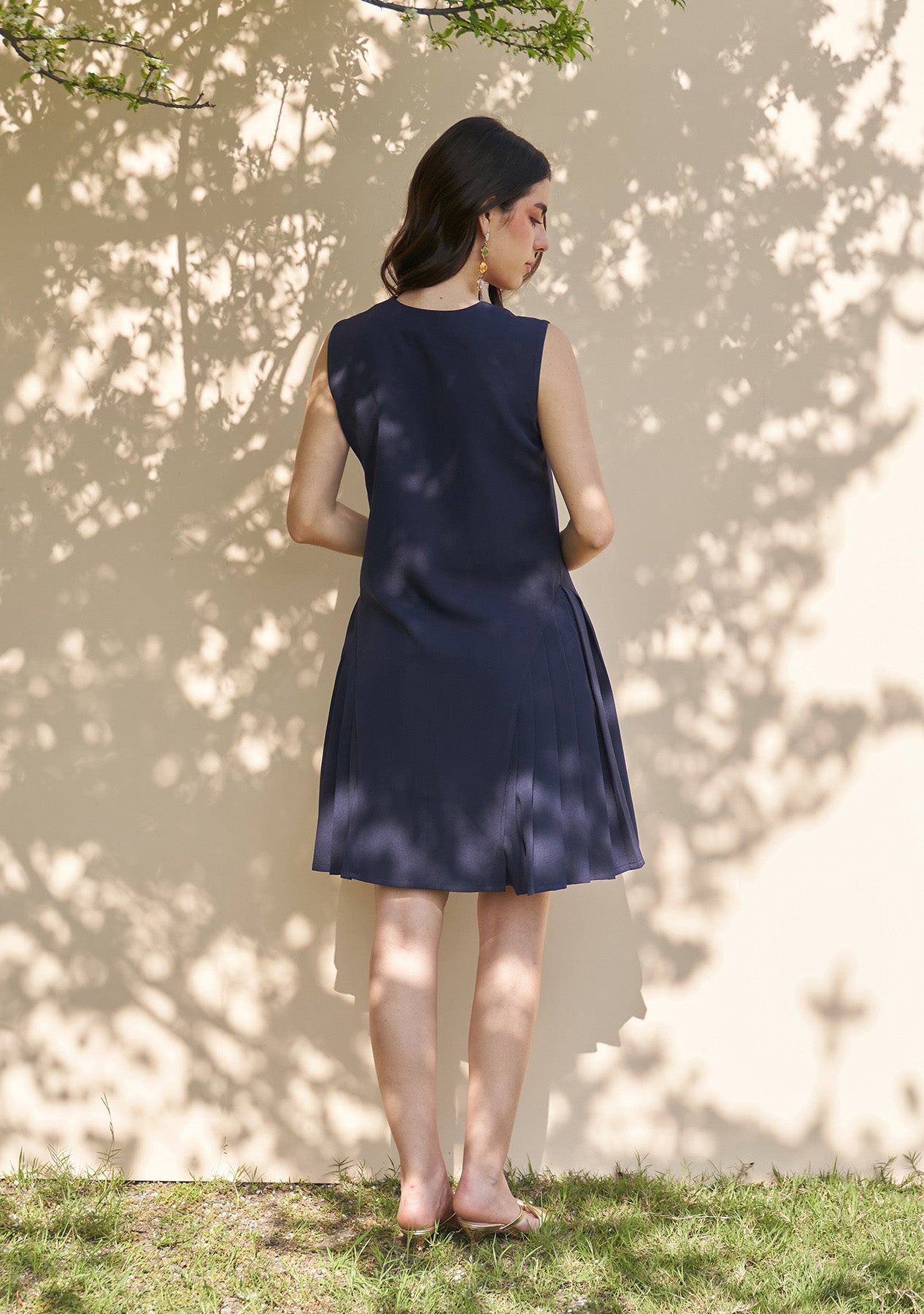 Celine Dress (Navy)