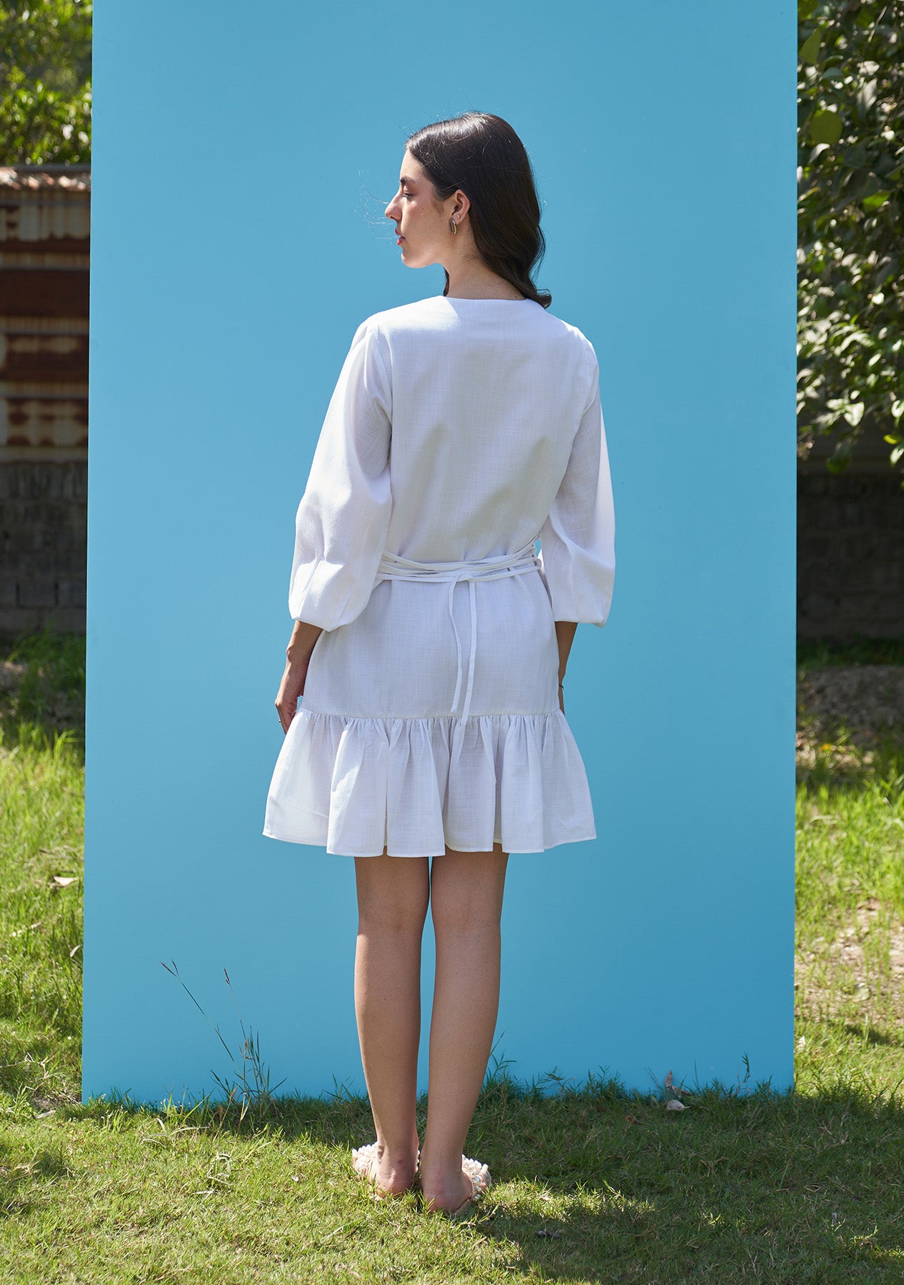 Dory Mini Dress (White)