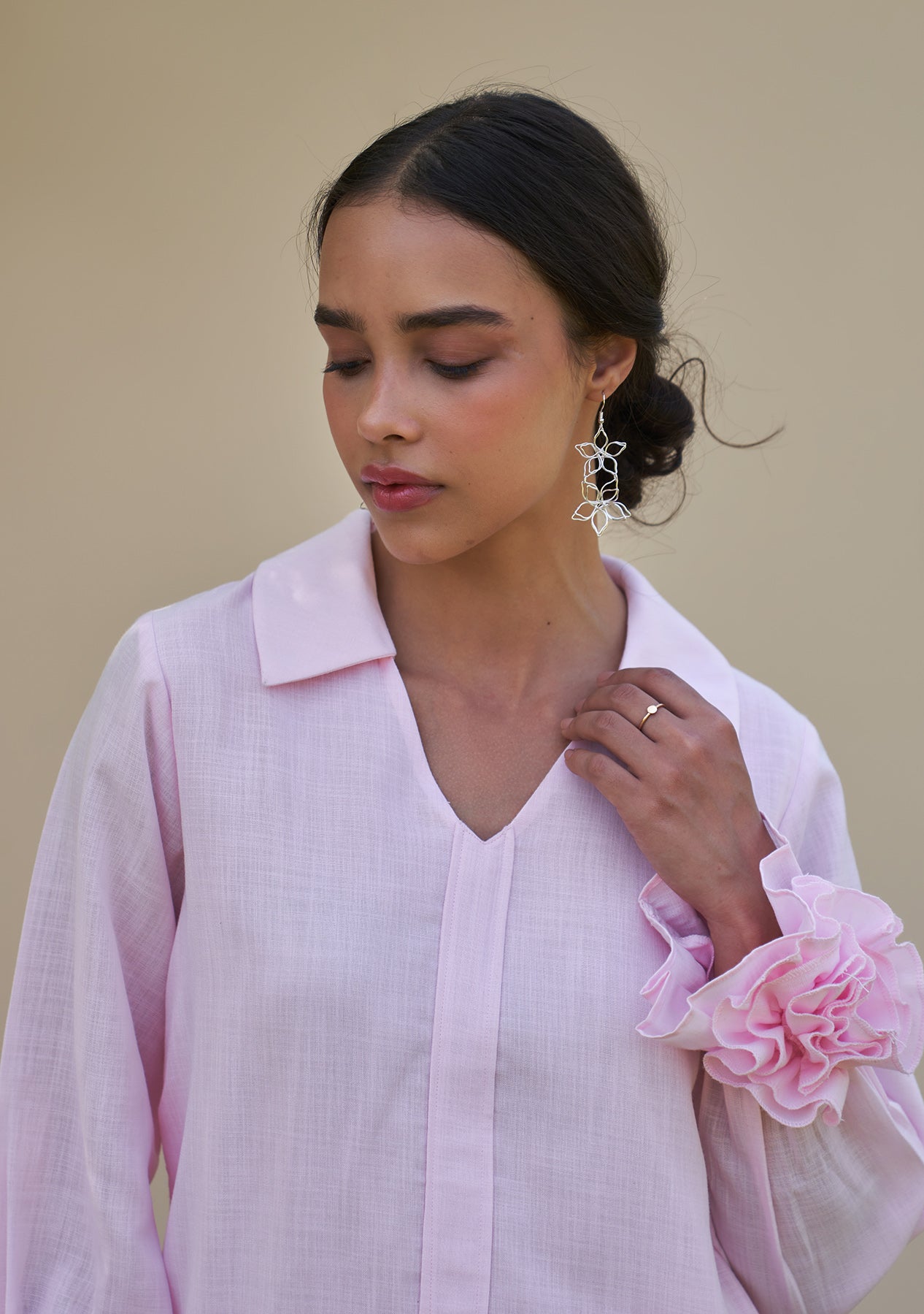 Camellia Top (Baby Pink)