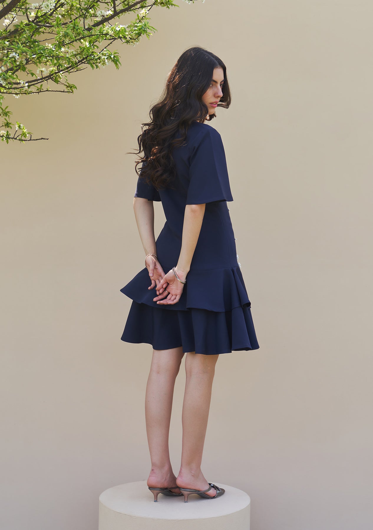 Trinity Dress (Navy)