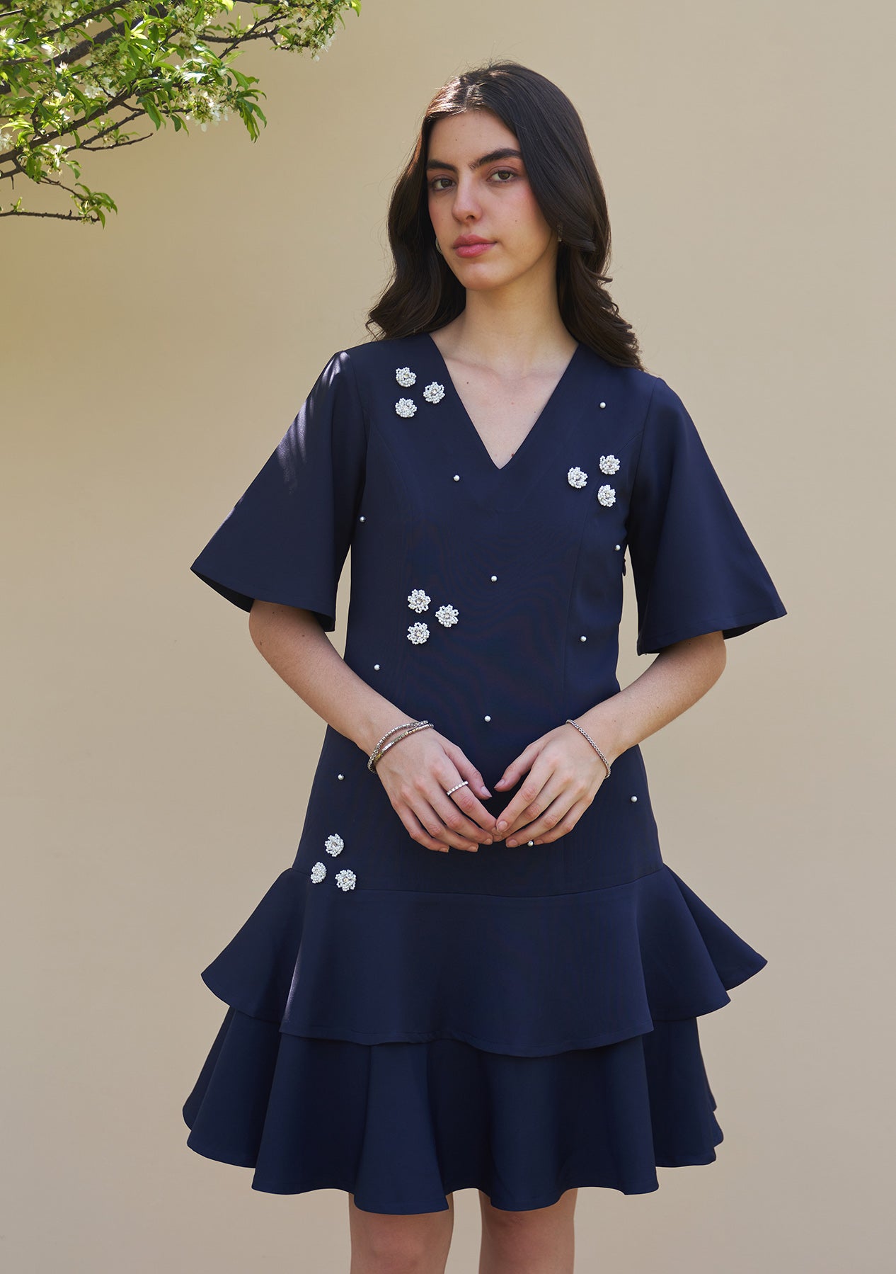 Trinity Dress (Navy)