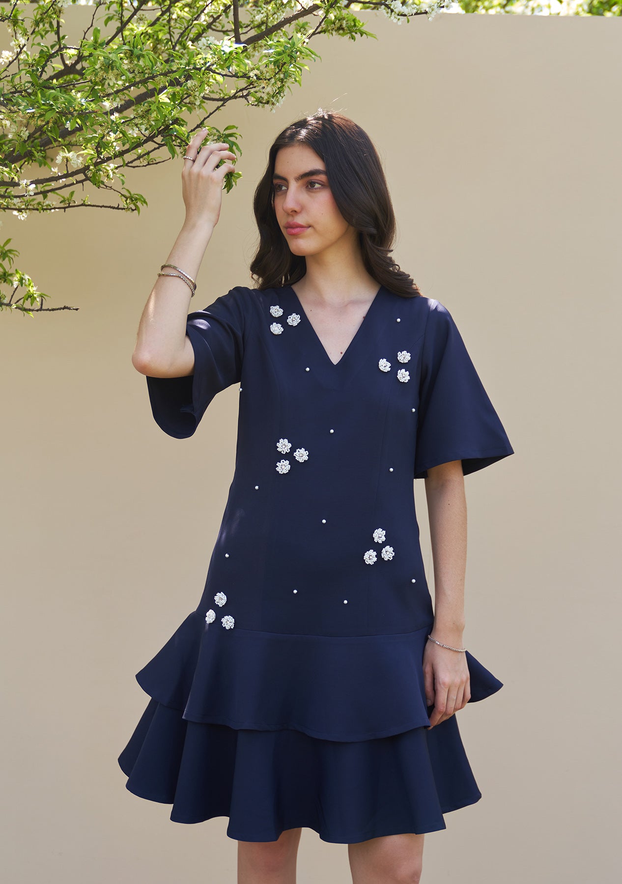 Trinity Dress (Navy)