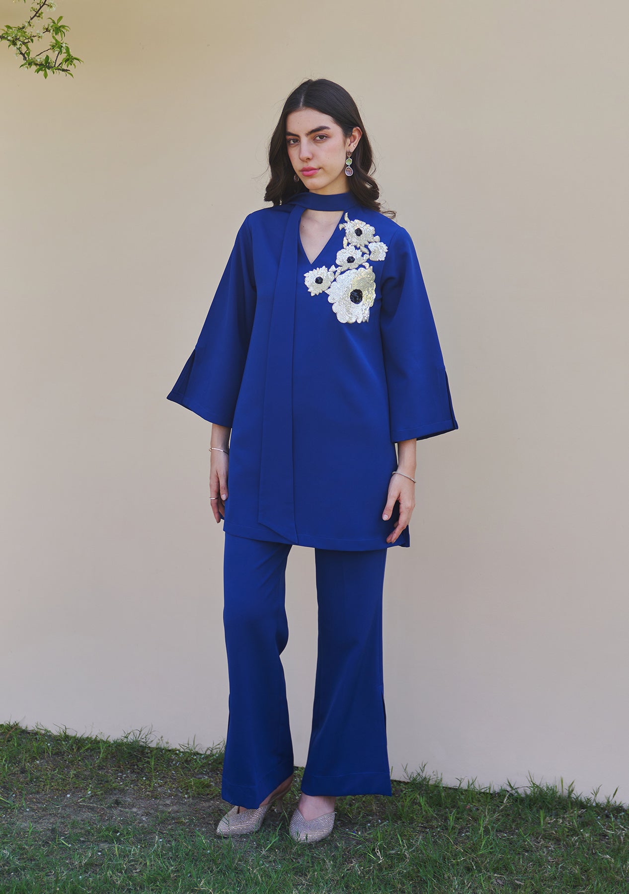 Dahlia Co-ord Set (Blue)