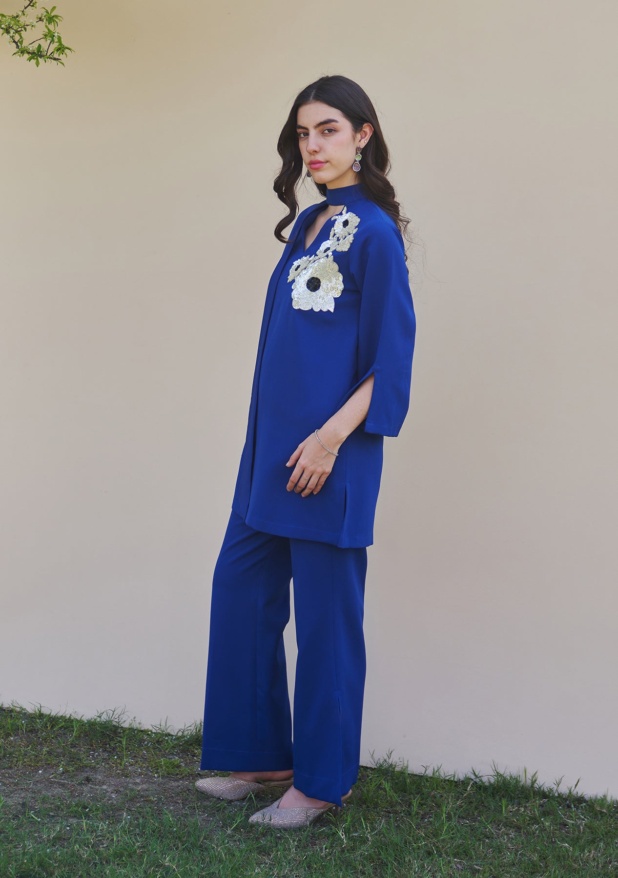 Dahlia Co-ord Set (Blue)