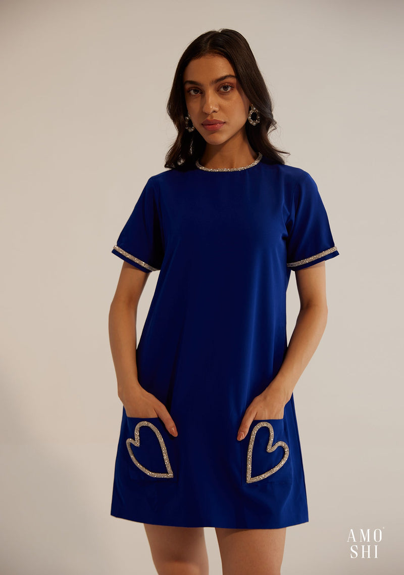 Amore Dress As Seen On Arushi (Blue)