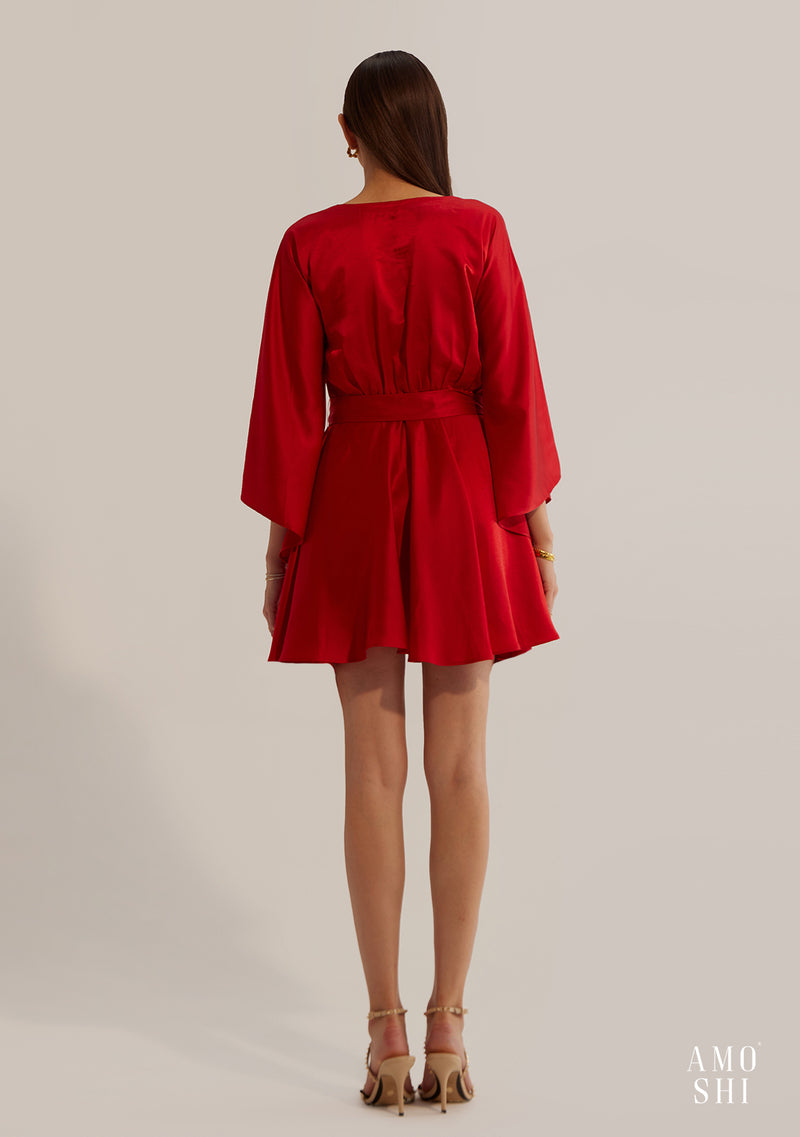 Angie Mini Dress (Red)