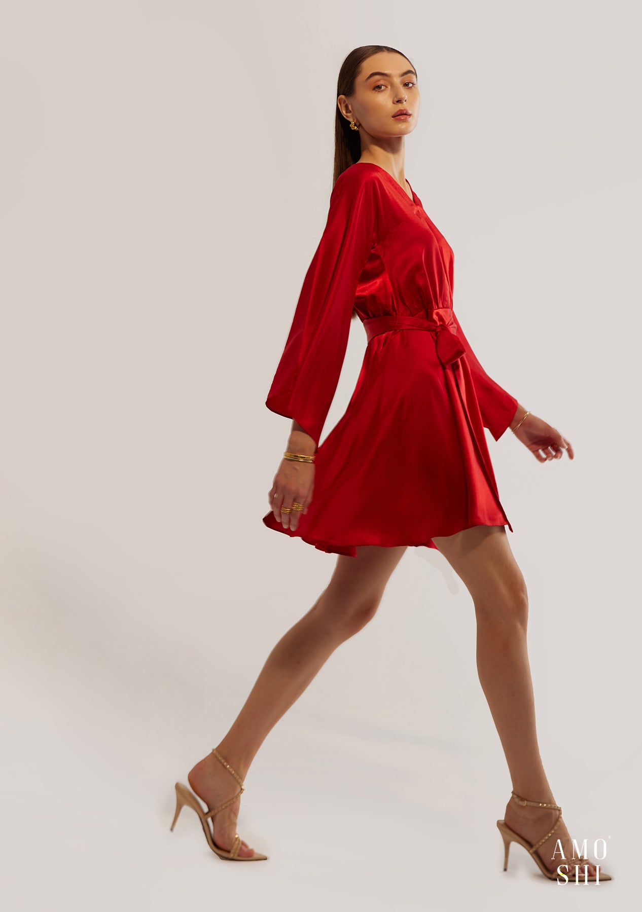 Angie Mini Dress (Red)