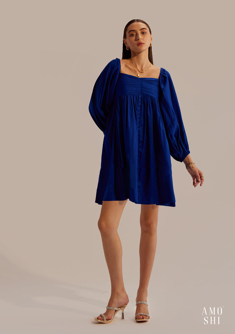Bea Mini Dress (Blue)