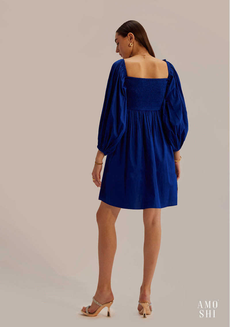 Bea Mini Dress (Blue)