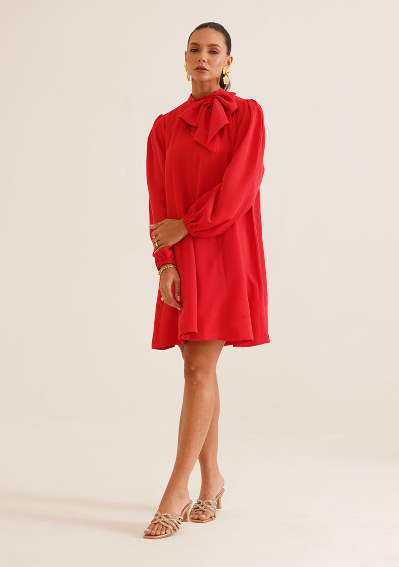 Belle Mini Dress (Red)