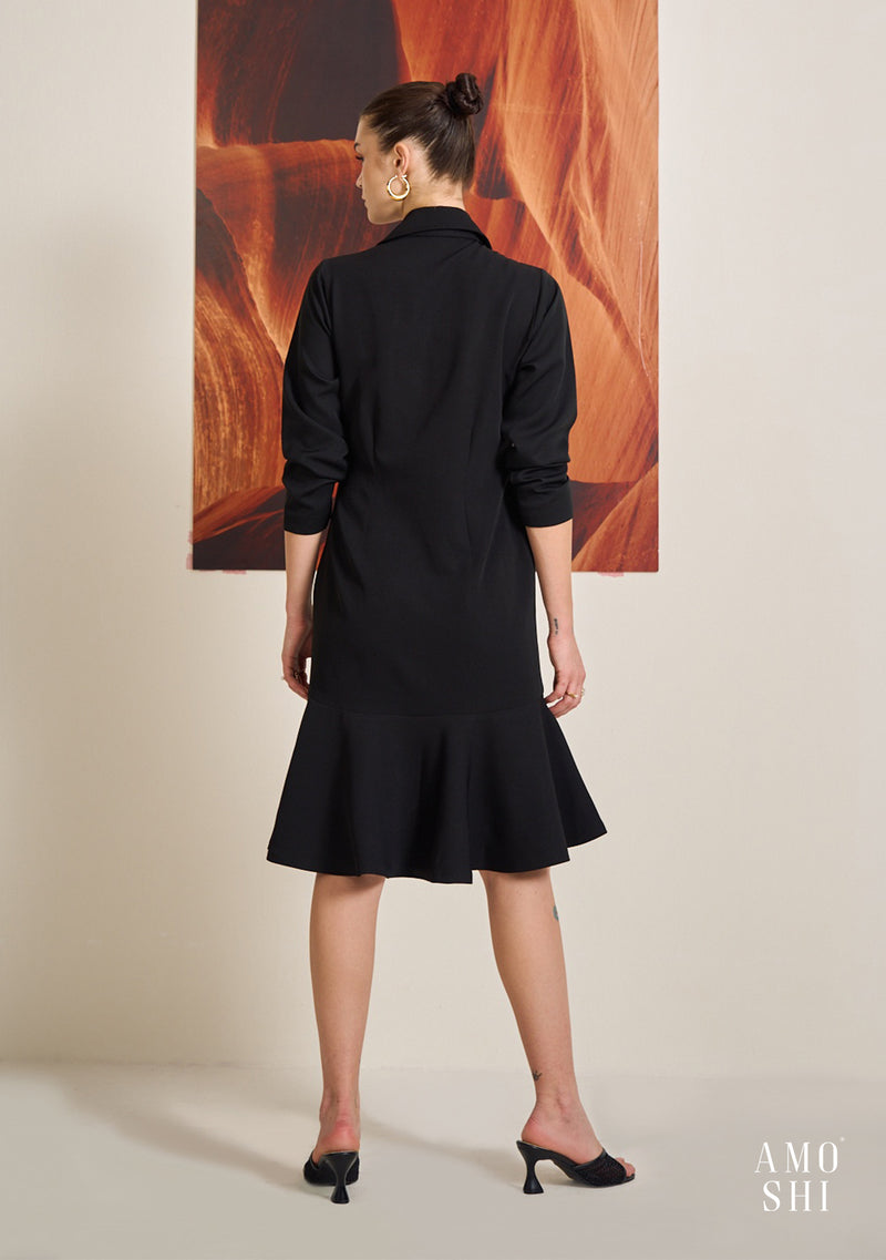 Bailey Midi Dress (Black)