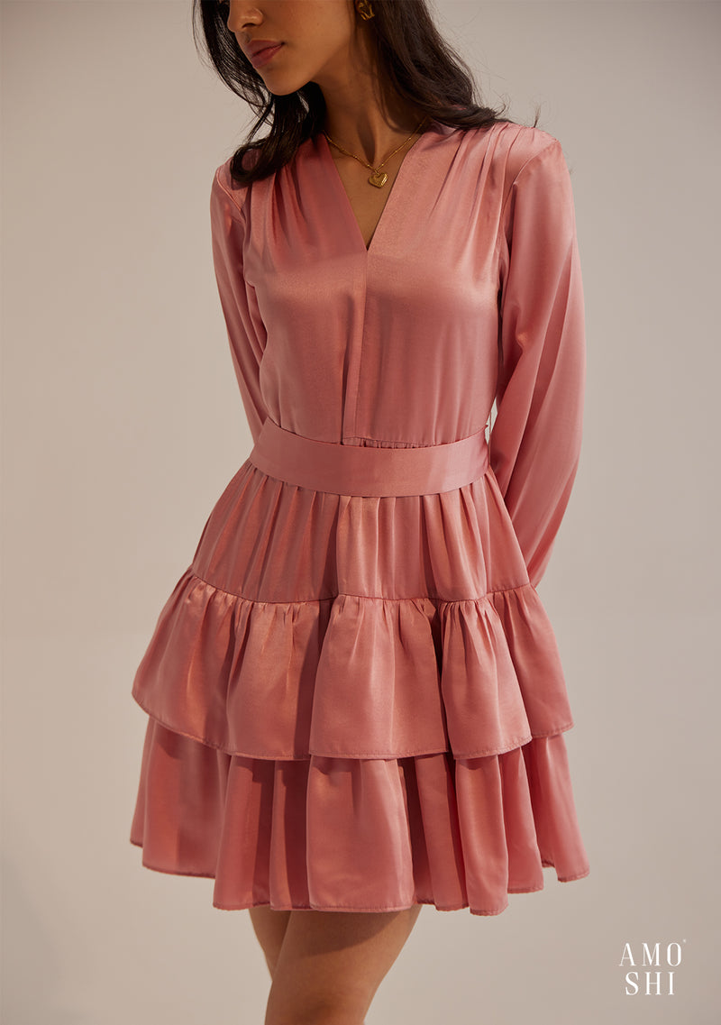Emmie Mini Dress (Pink)