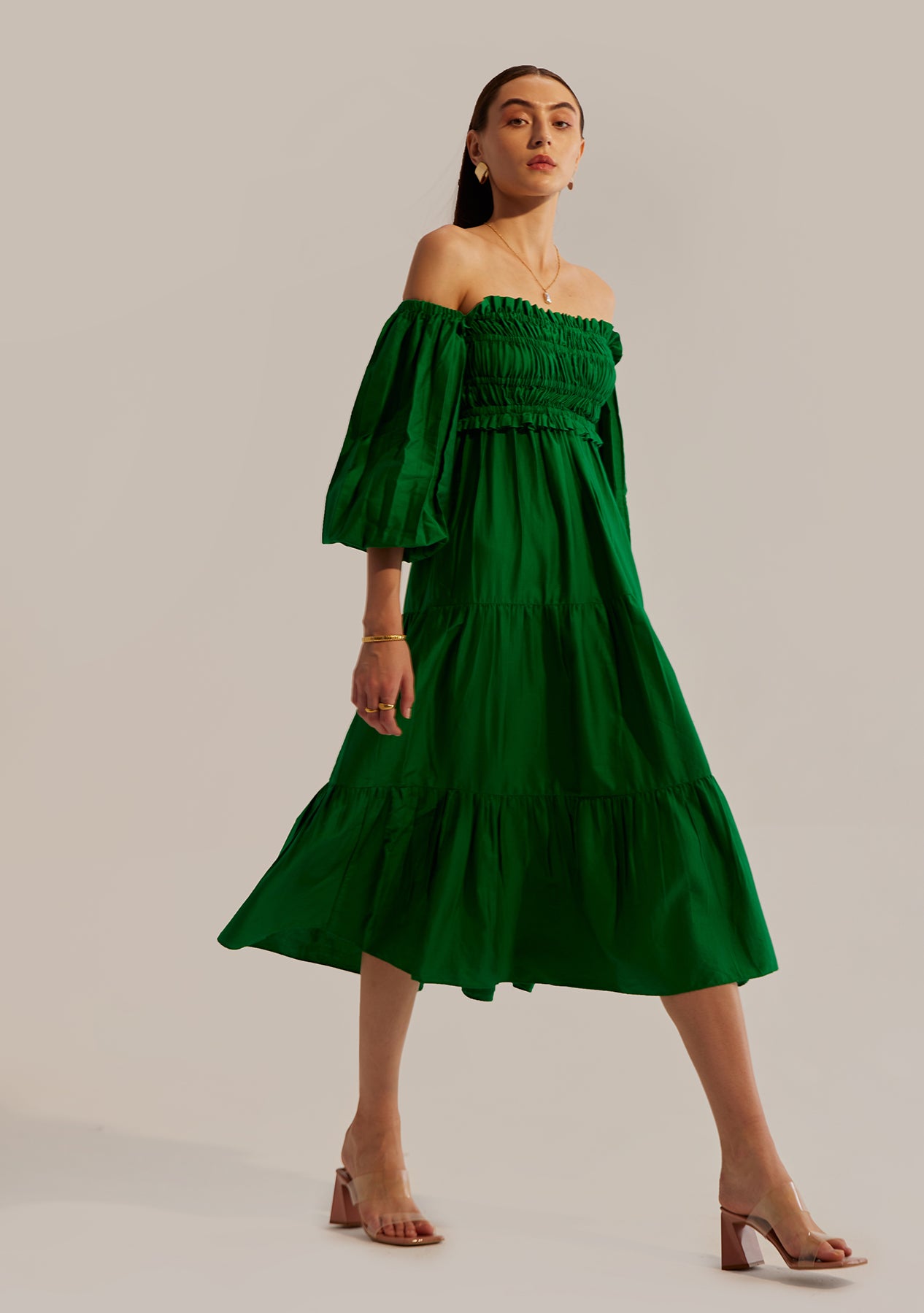 Love Midi Dress (Green)