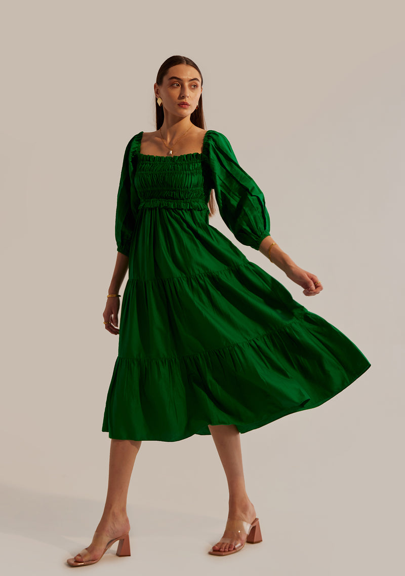 Love Midi Dress (Green)