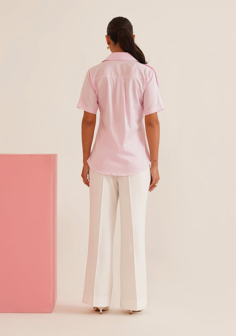 Frill Shirt (Pink)