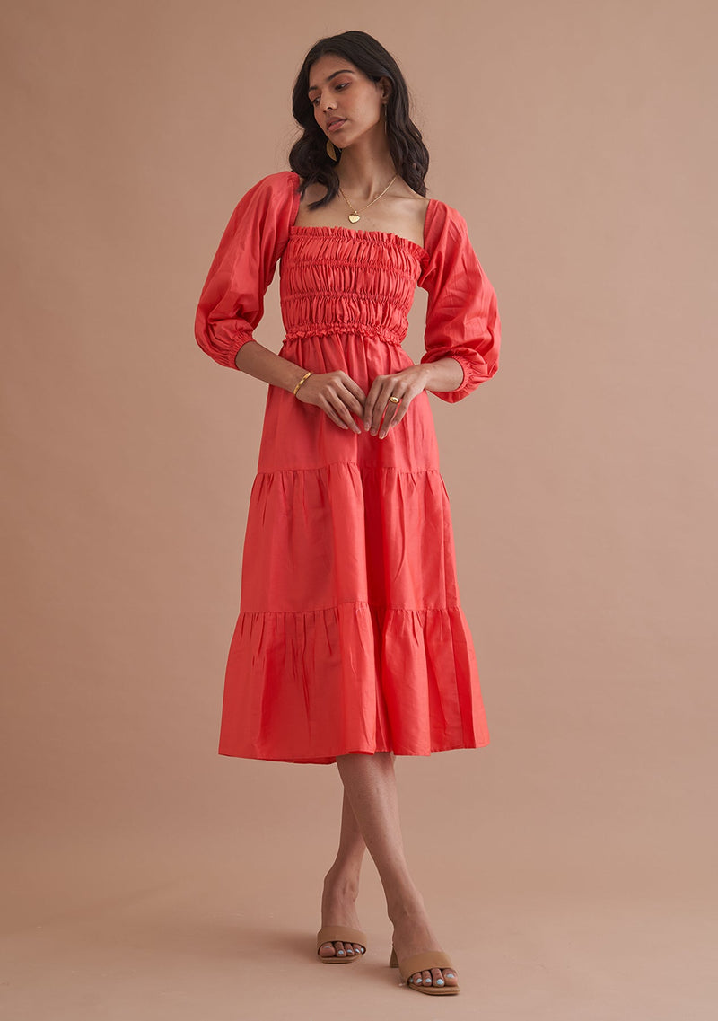 Isha Bansal As seen in our Love Midi Dress (Red)