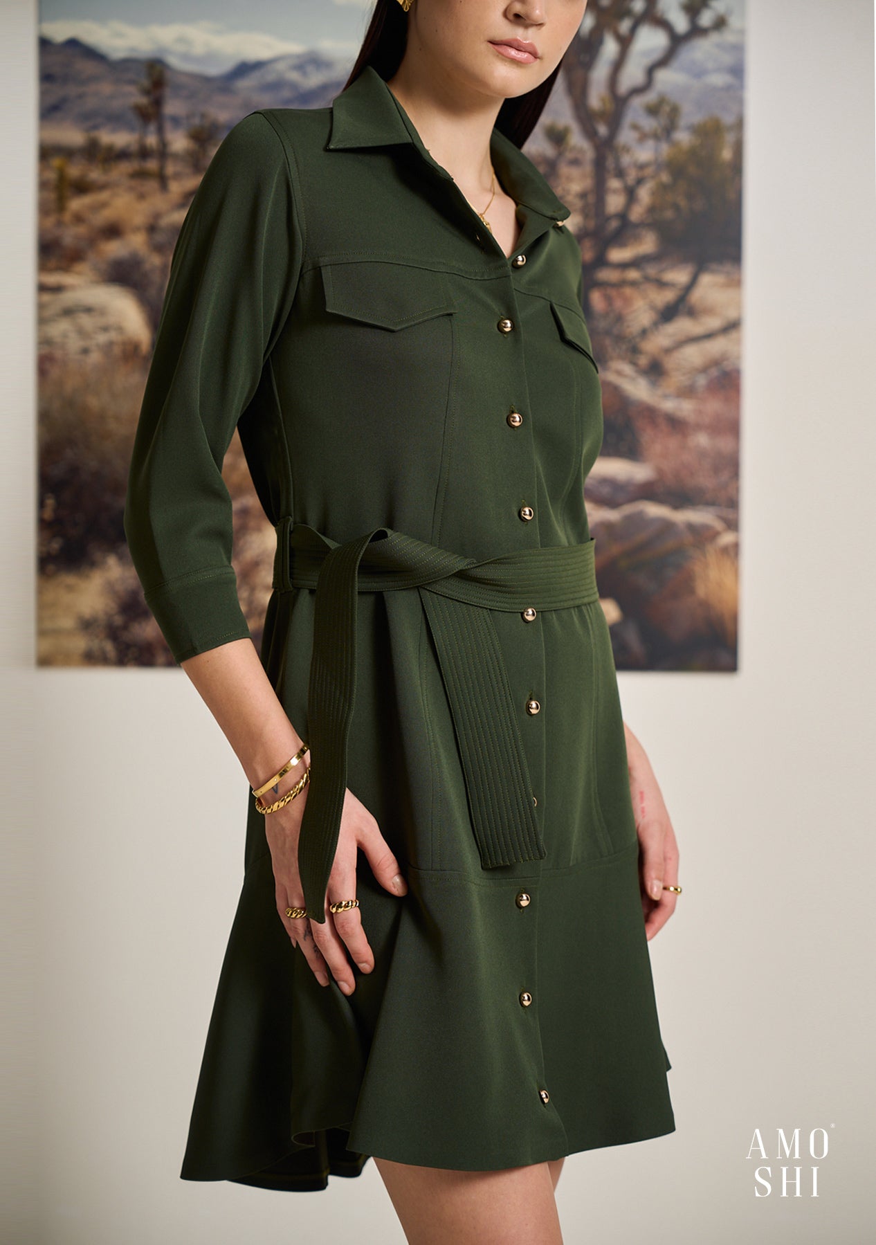 Sadie Dress (Olive)