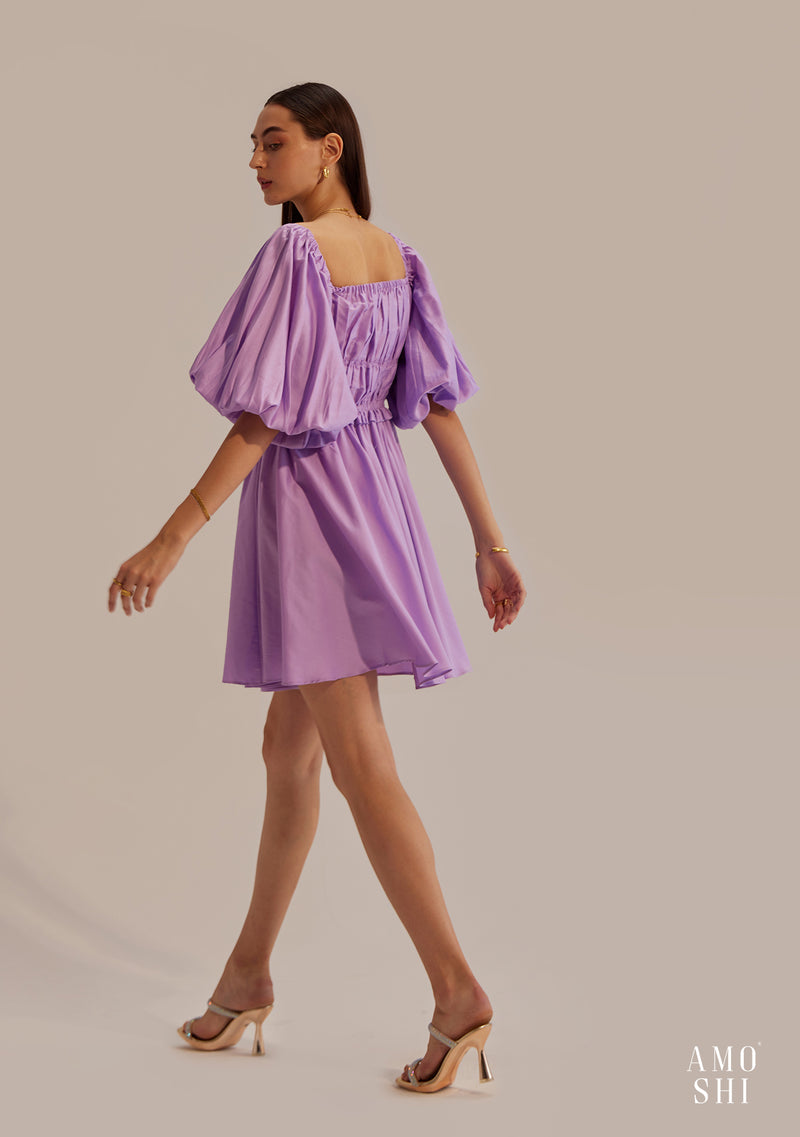 Lucy Mini Dress (Lilac)