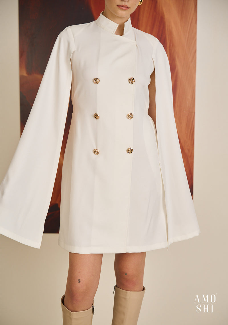 Cape Dress (White)