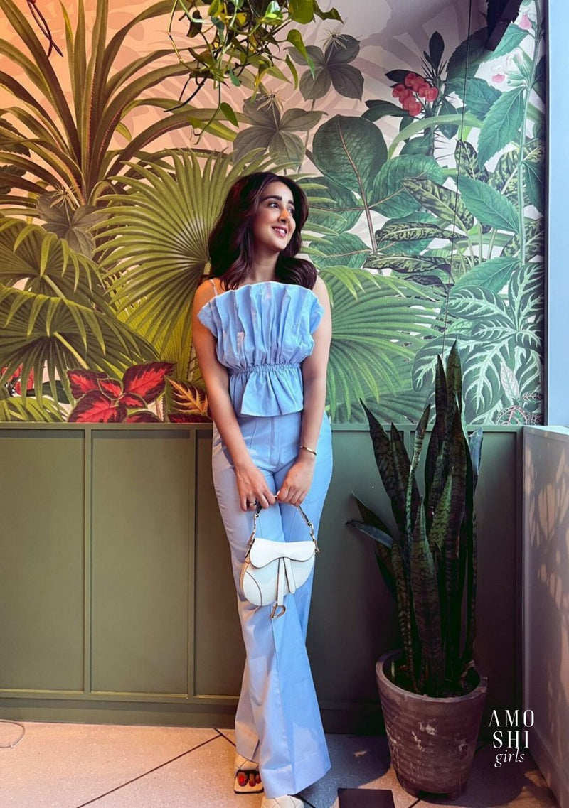 Nriti S as seen in our Floof Co-ord Set (Powder Blue)