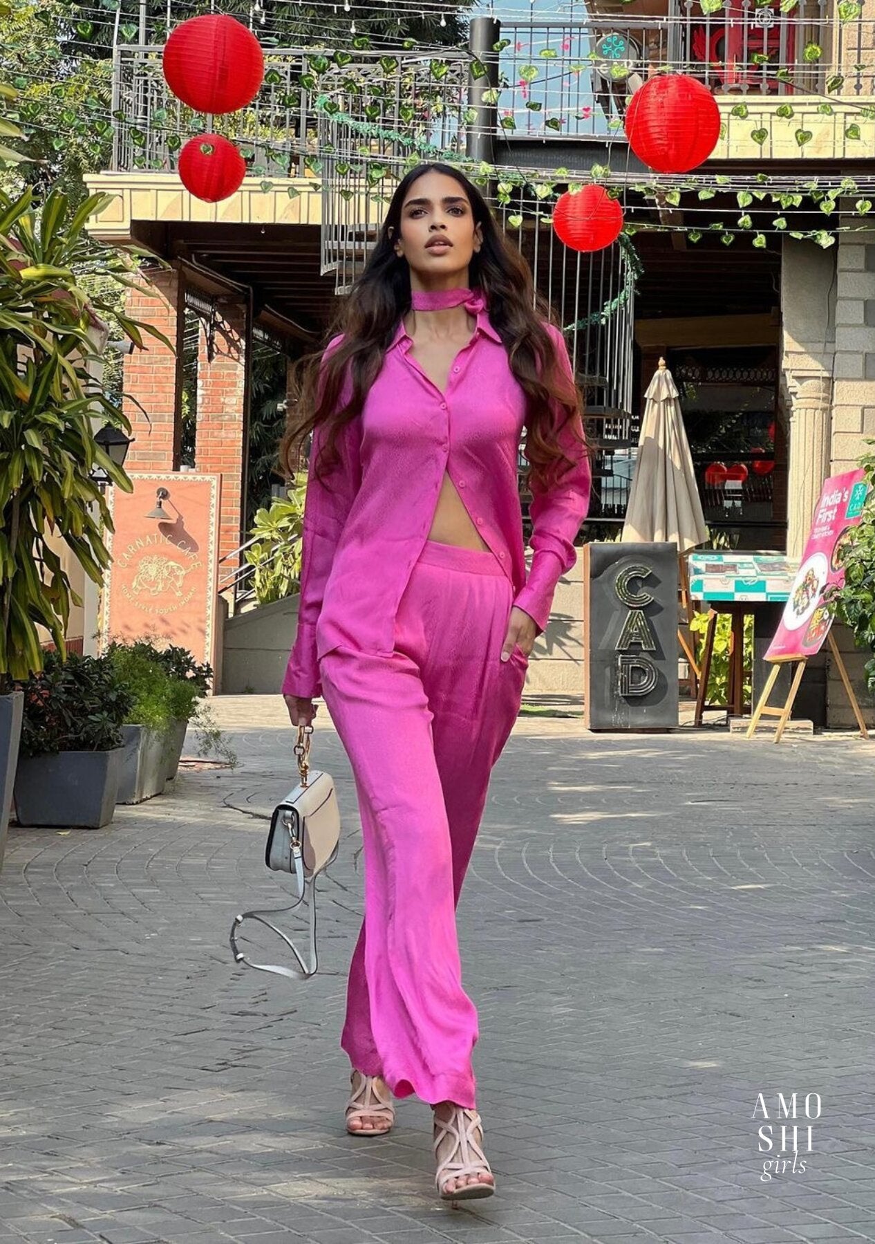 Ekta Bhadana As seen in our Angelina Co-ord Set (Pink)