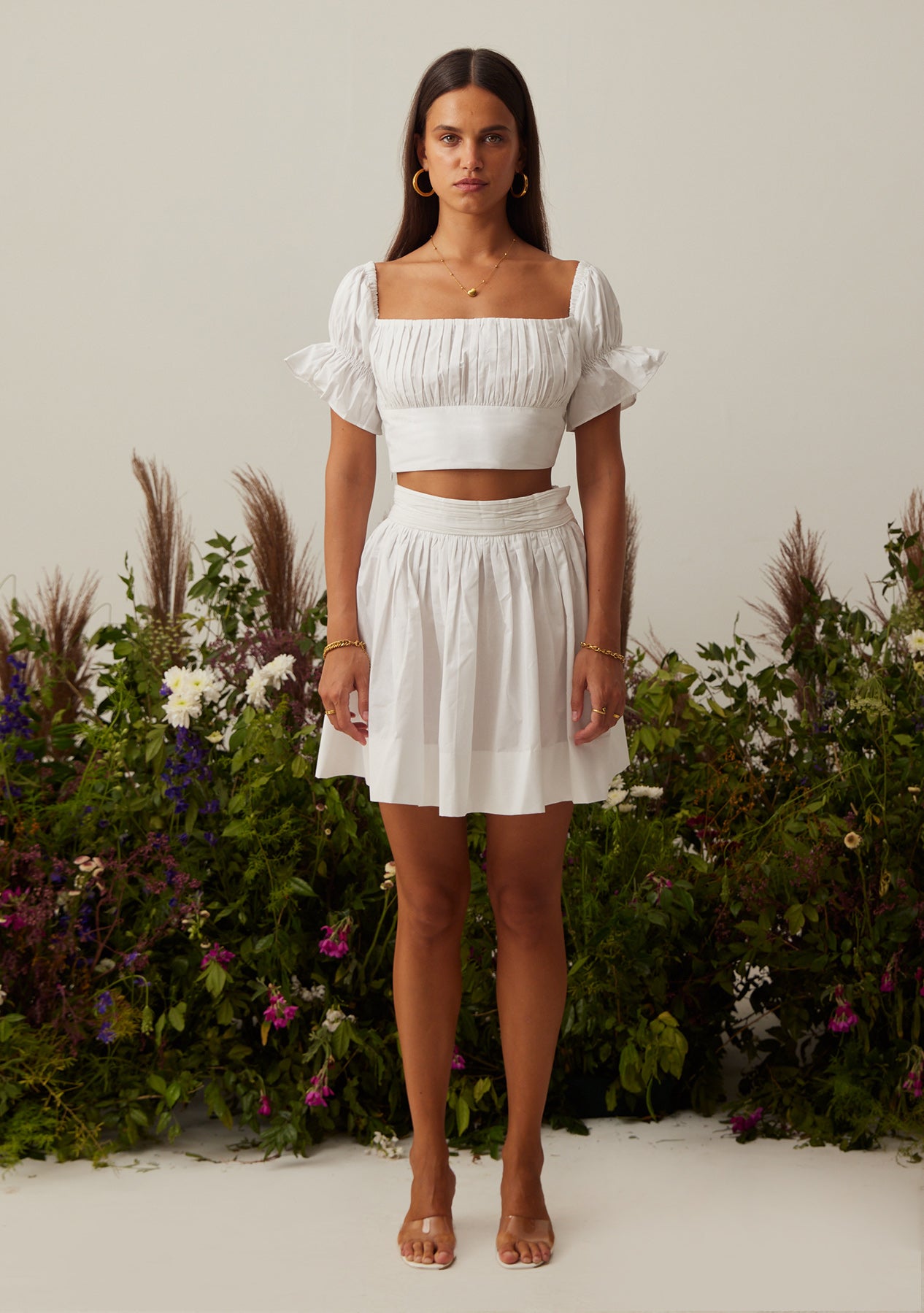 Felicity Co-ord Set (White)