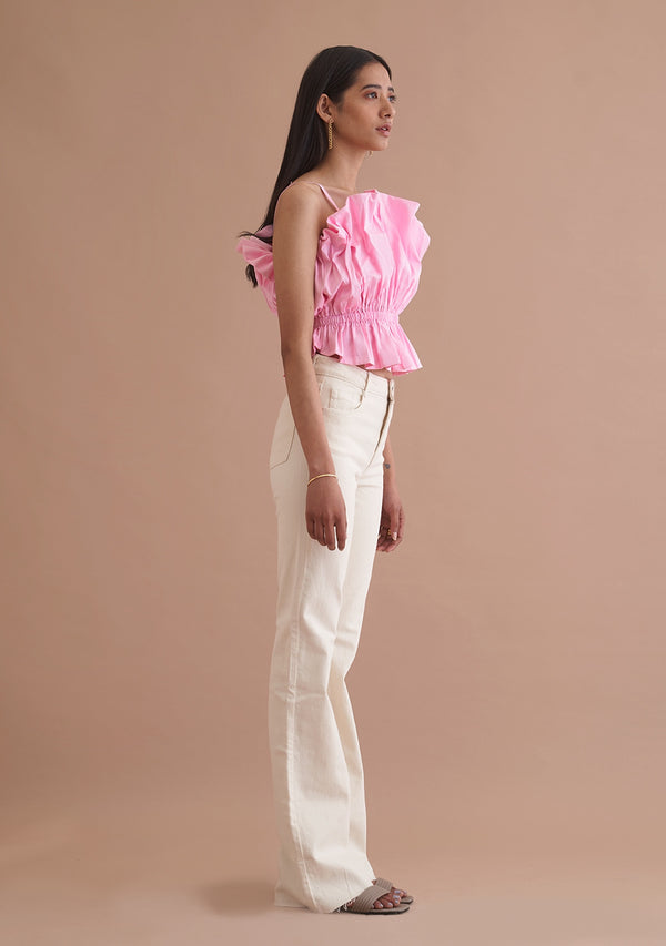 Amoshi Floof Top - pink Š—– dresses online amoshi.in  