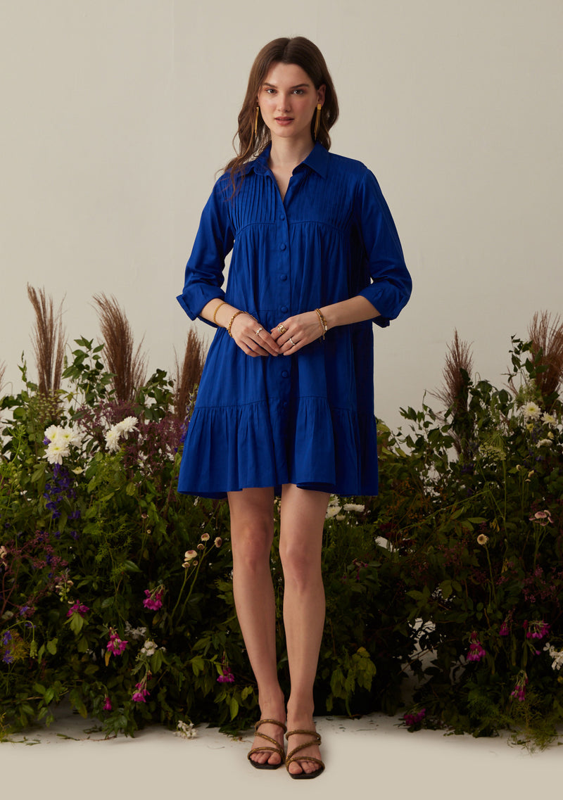 Tessa Mini Dress (Royal Blue)
