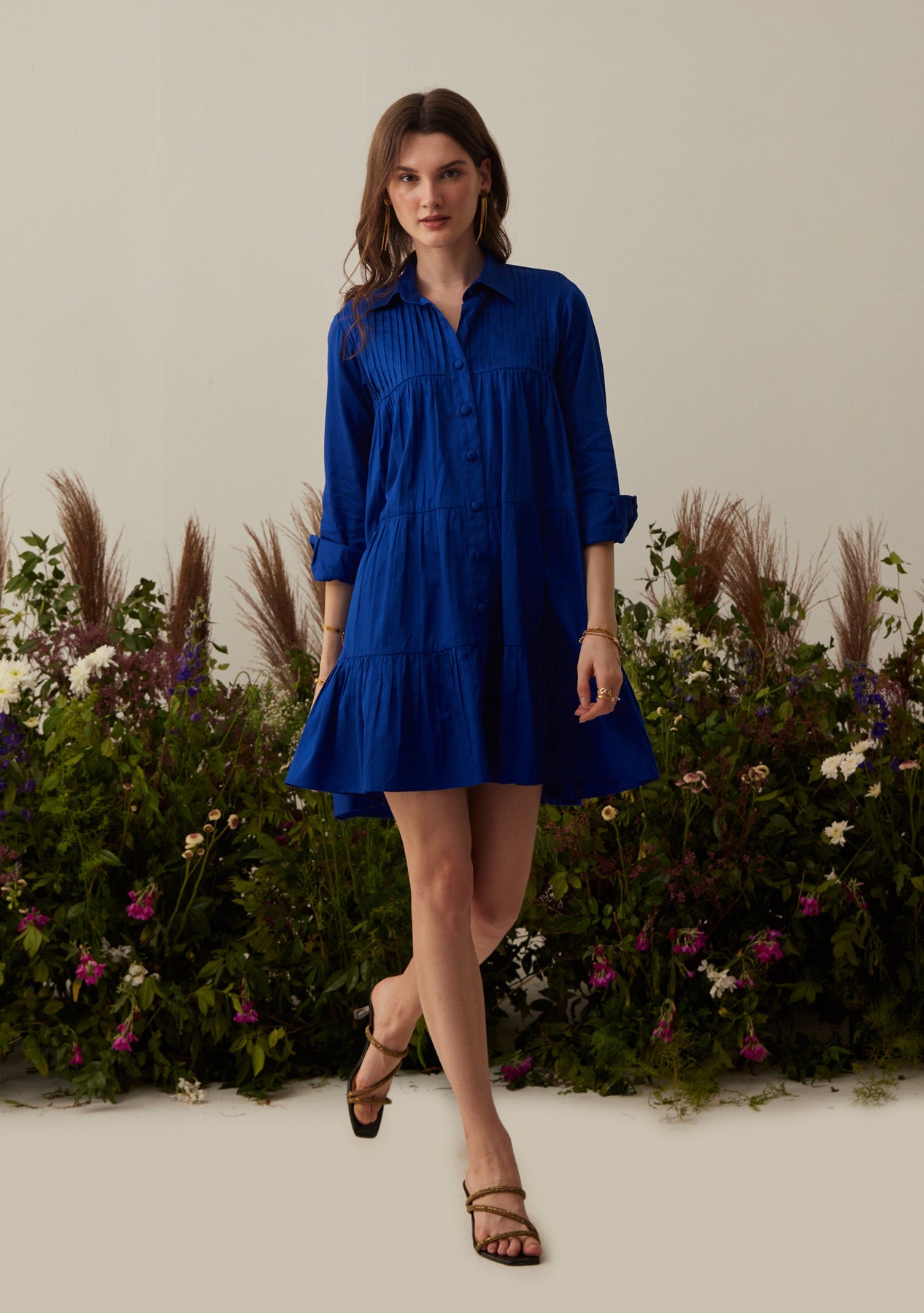 Tessa Mini Dress (Royal Blue)