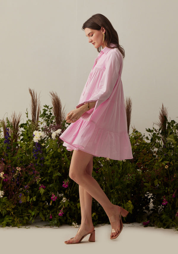 Tessa Mini Dress (Pink)