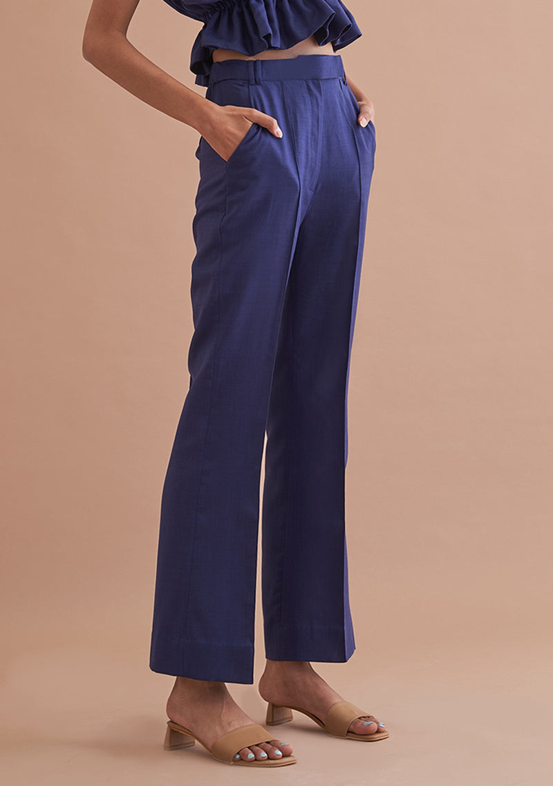 Amoshi Riley Trousers -women dress online- darkblue Š—– amoshi.in  