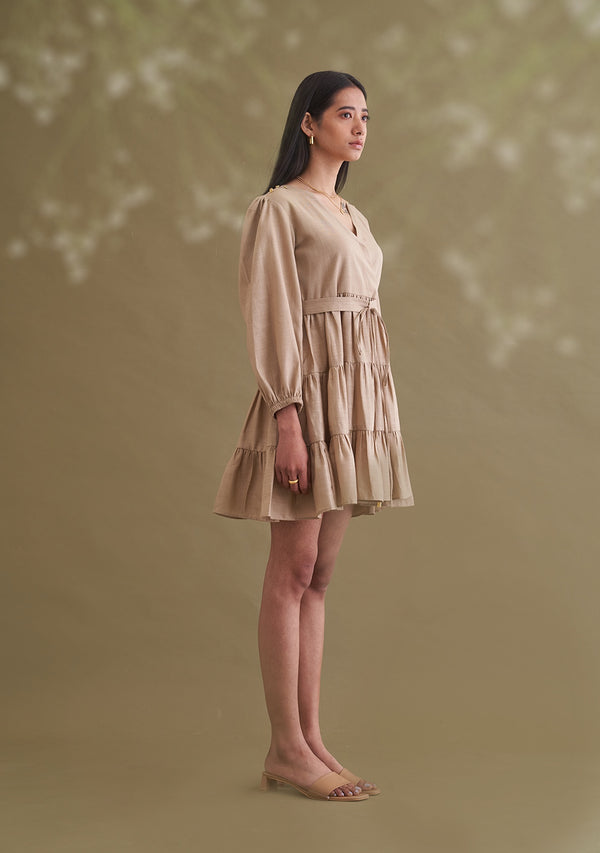 Amoshi Emma women Dress online - beige Š—– amoshi.in