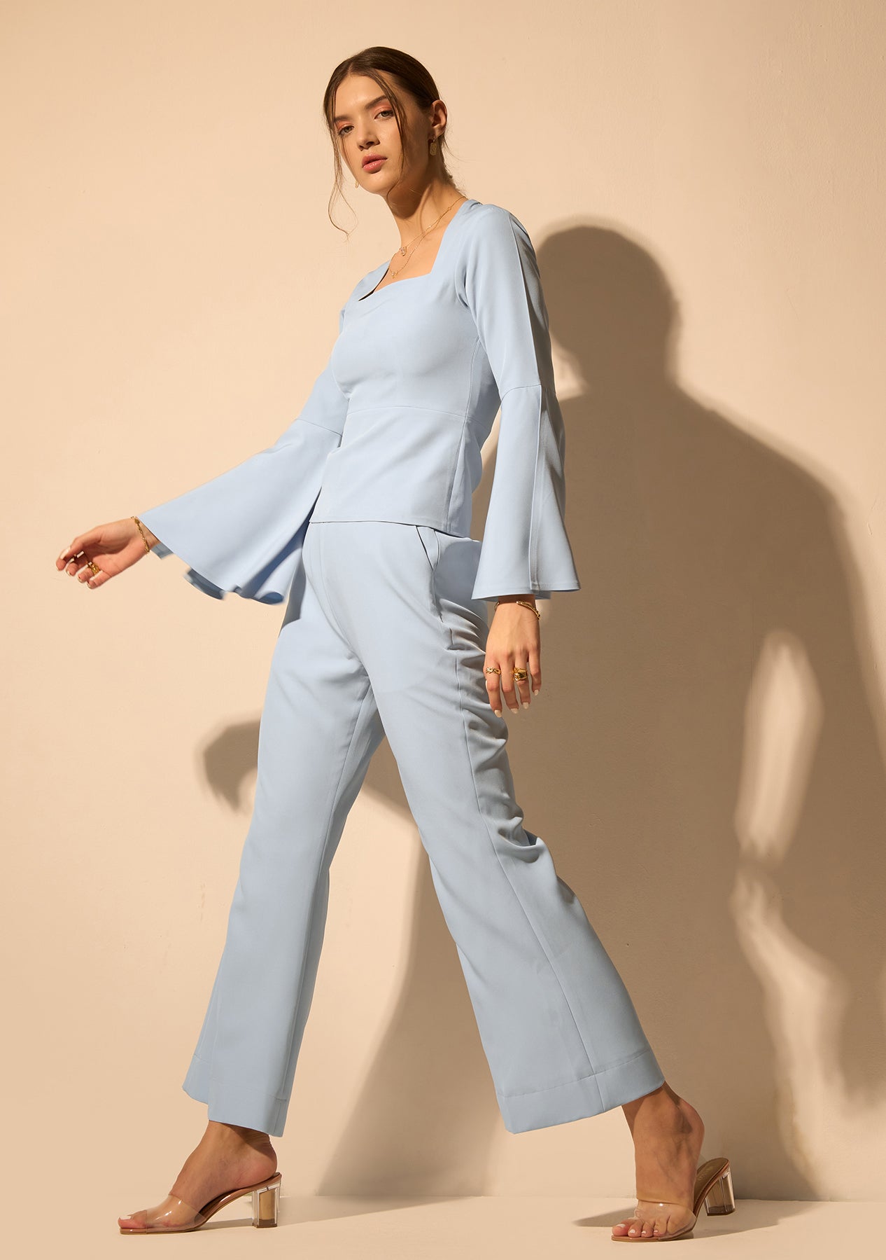 Bella Co-ord Set (Powder Blue)