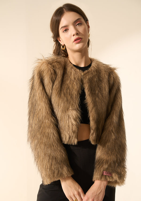 Am I The Drama Fur Coat