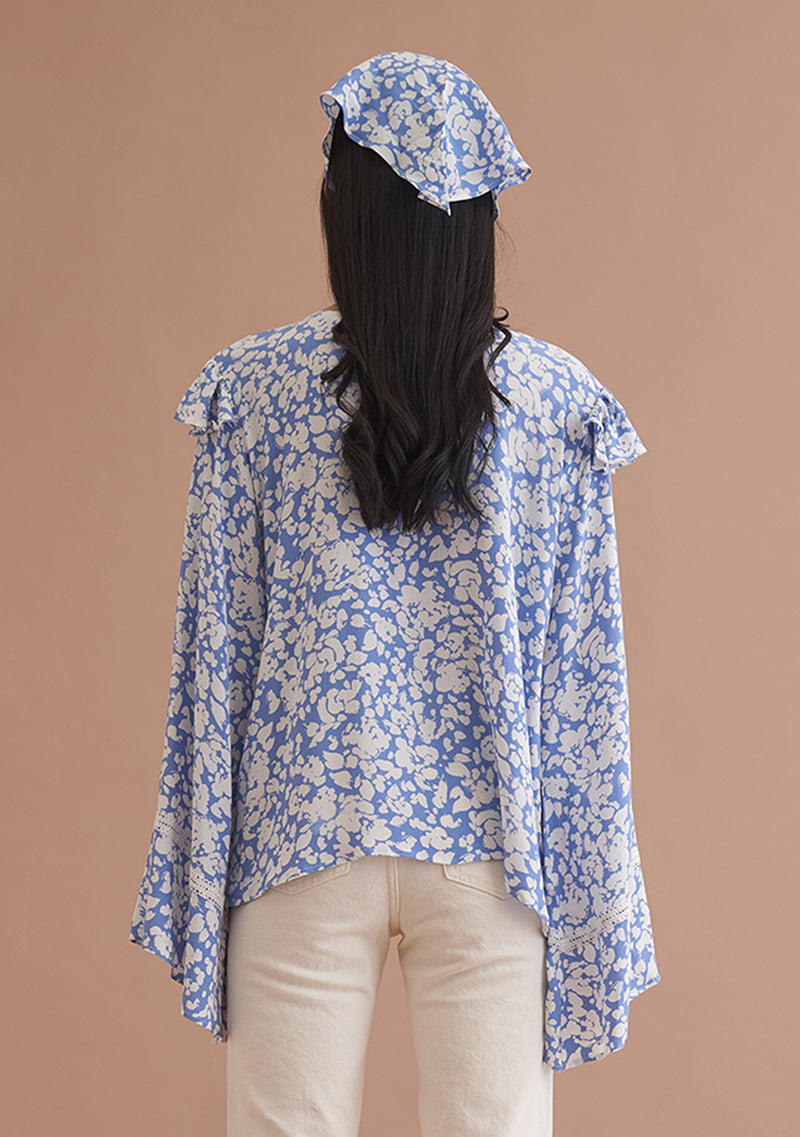 Amoshi Claudia Bell Top Š—– women dresses online - blue&white - amoshi.in  