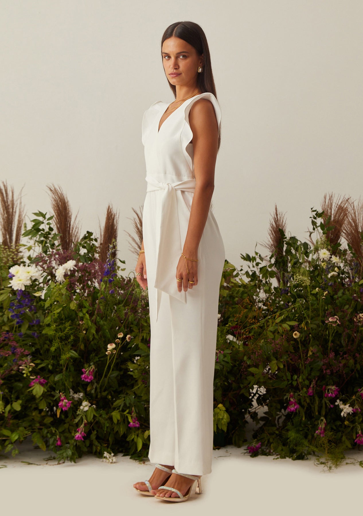 Faith Jumpsuit (White)