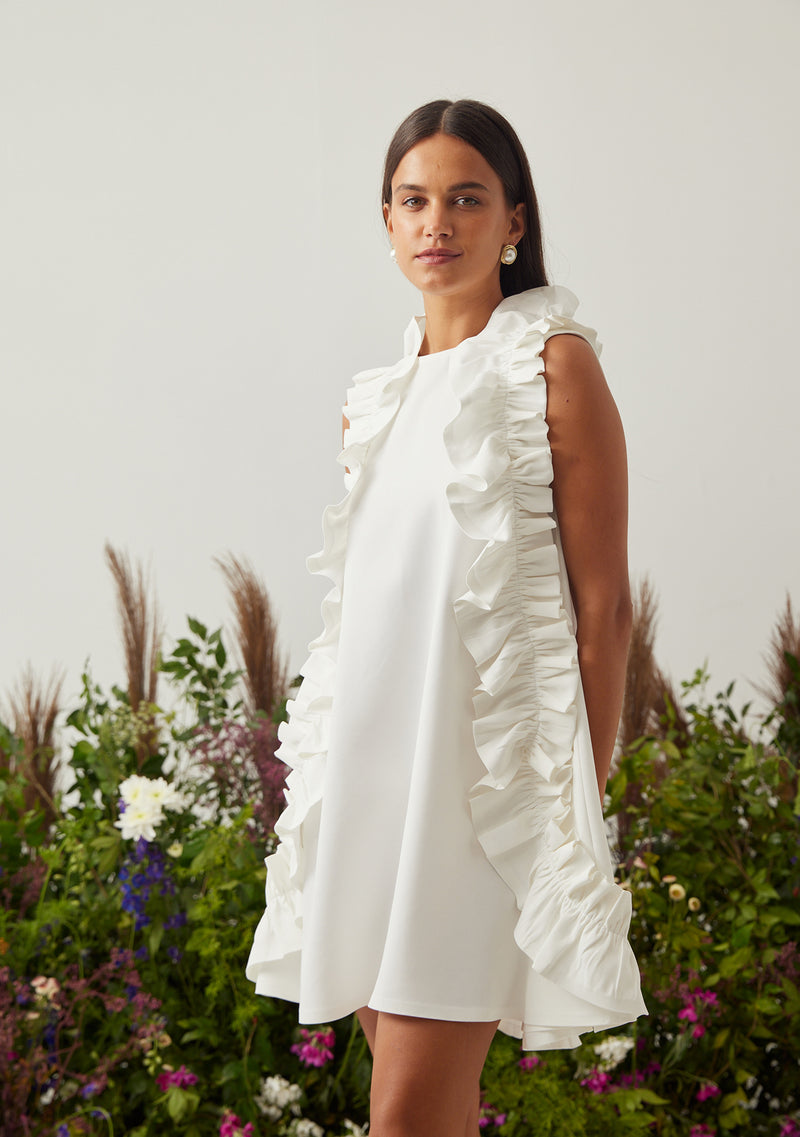 Florence Mini Dress (White)