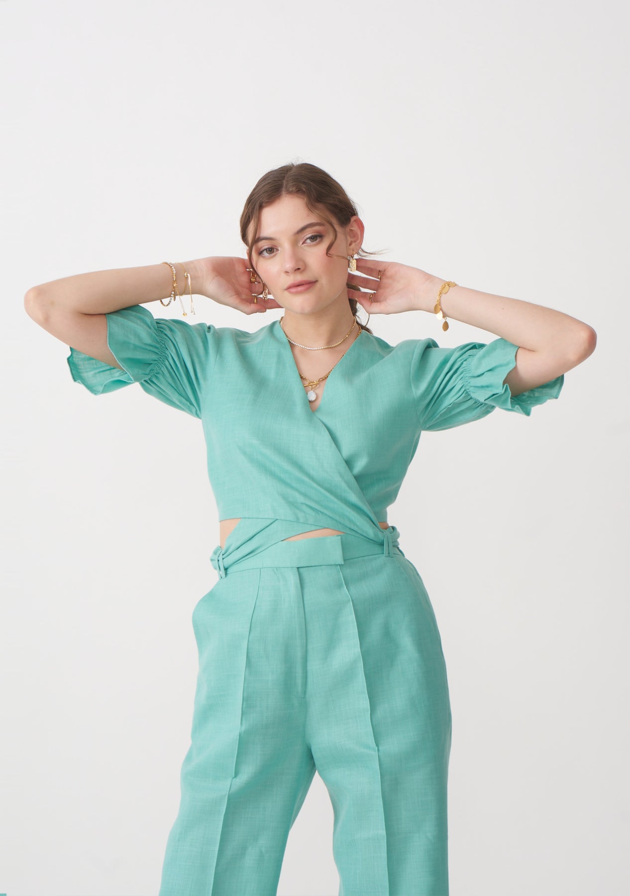 Beach Co-ord Set (Green)