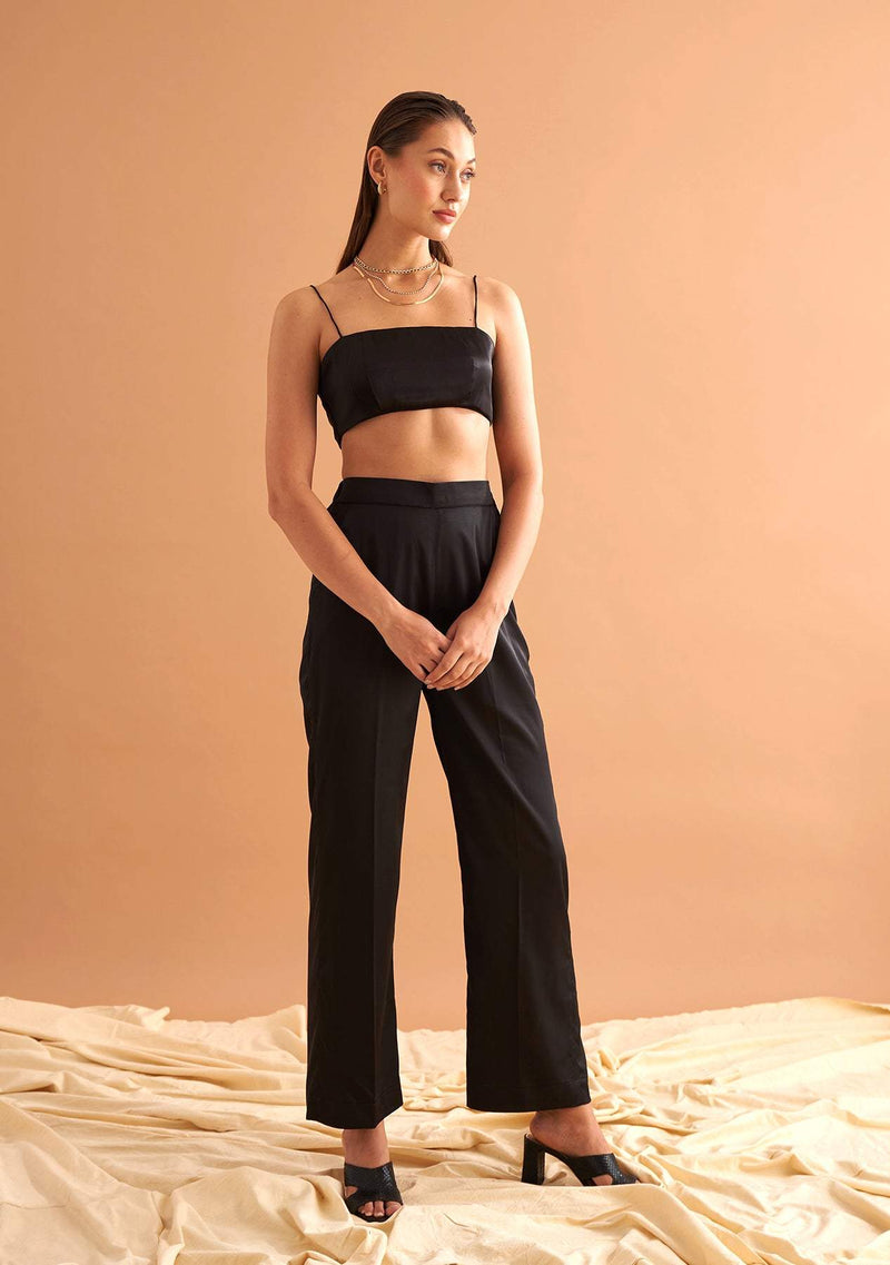 Deme Coord Set  Buy Deme Beige Bralette With Cape And Pants Set of 3  Online  Nykaa Fashion