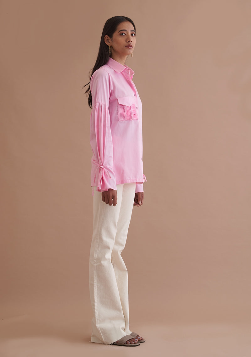 Amoshi Fave Shirt - floral dresses online- pink Š—– amoshi.in