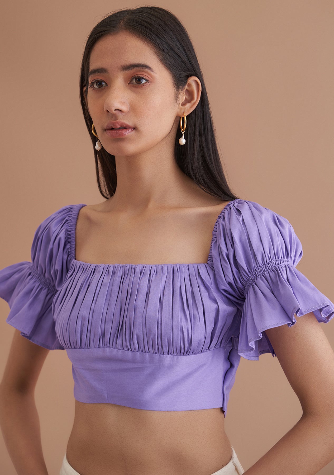 Amoshi Peri Crop Top Š—– off shoulder - amoshi.in    