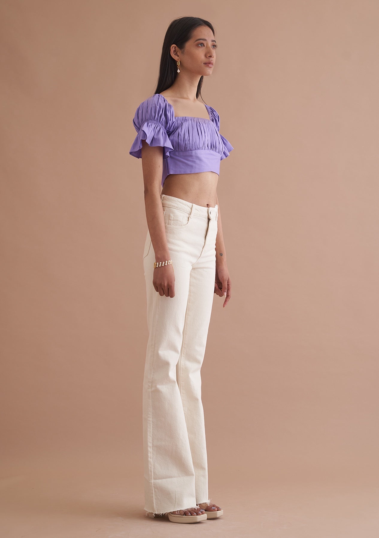 Amoshi Peri Crop Top Š—– off shoulder - amoshi.in    