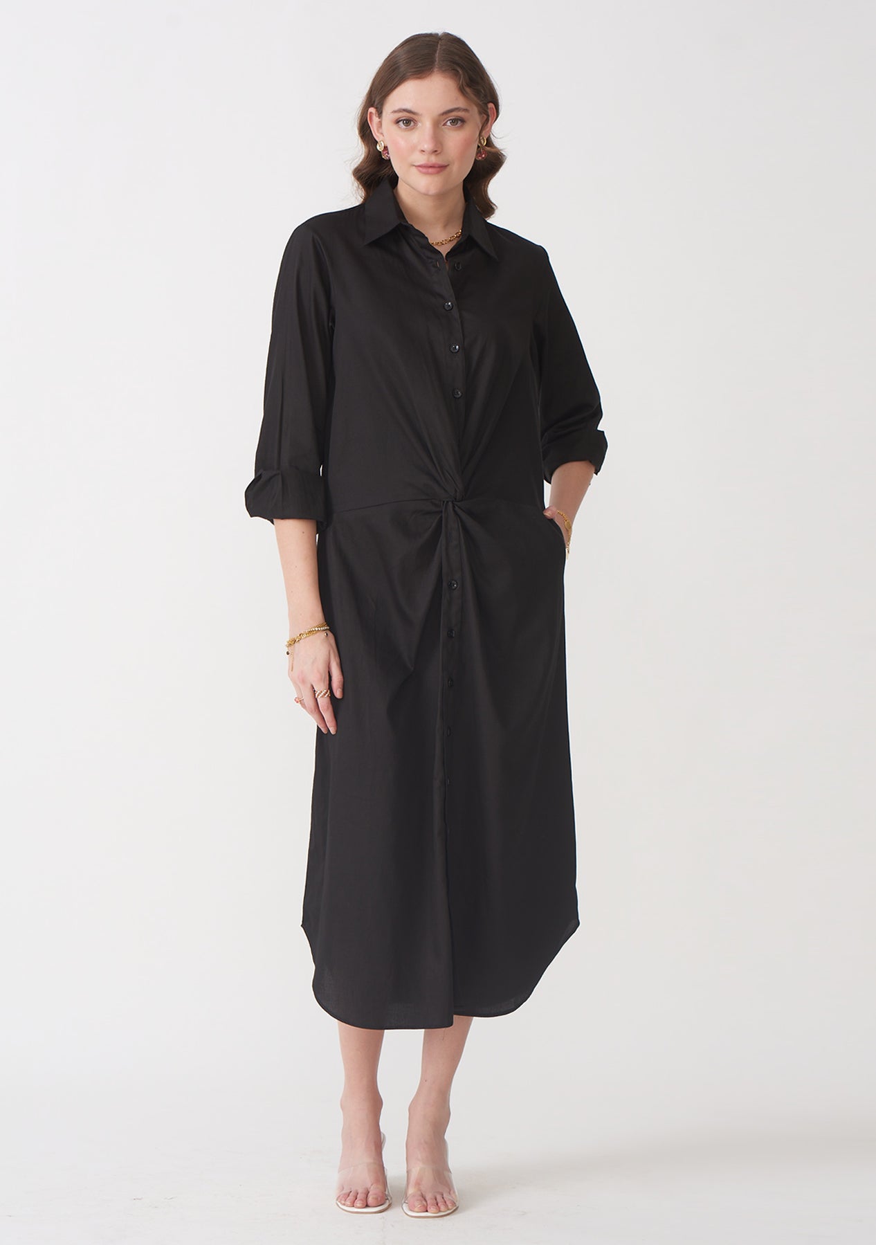 Mimi Midi Dress (Black)